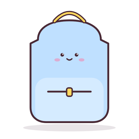 Backpack paper squishy