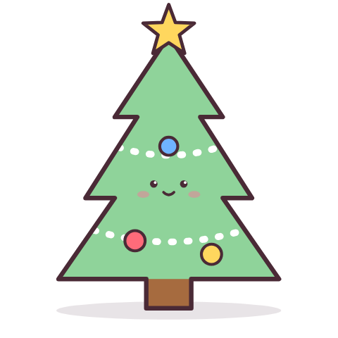 Christmas tree paper squishy