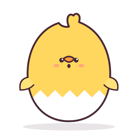 Easter chick paper squishy