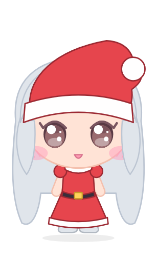 Little Santa Christmas paper doll