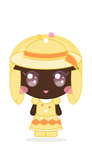 Chick girl Easter paper doll