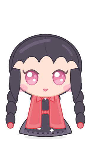 Little Vampire Halloween paper doll