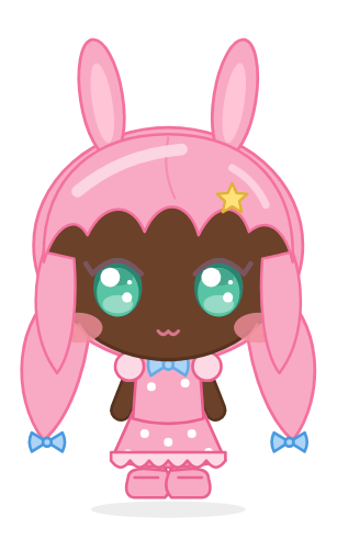 Bunny paper doll
