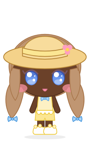 Beach girl Summer paper doll