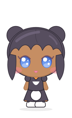 Penguin girl Winter paper doll