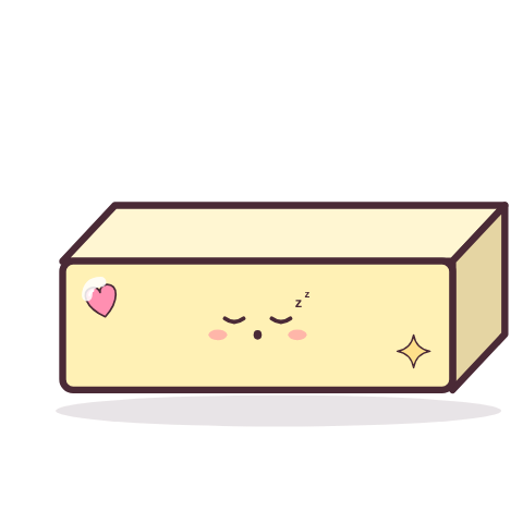 Butter stick paper squishy