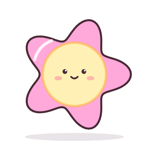 Spring flower paper squishy