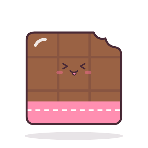 Valentine chocolate paper squishy